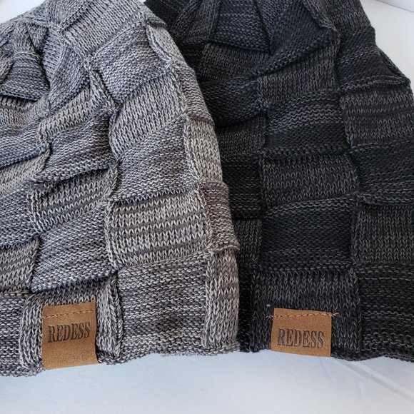 New 2pc REDESS Beanie Hat For Men Women - Picture 6 of 6